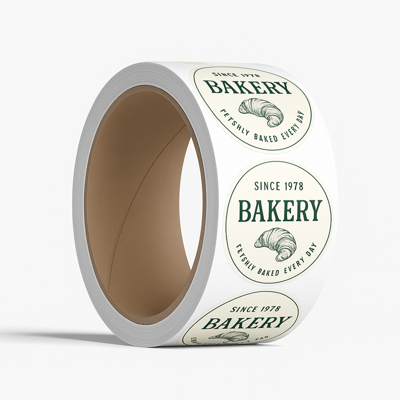Custom Circle Food Labels
